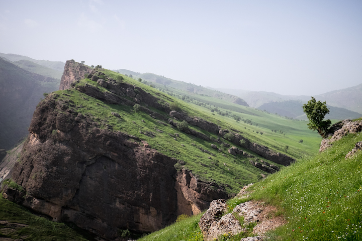 The mountains in Mawet, Kurdistan